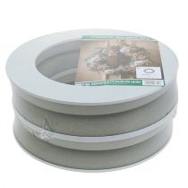 daiktų Gėlių putplasčio žiedinis vainikas H4cm Ø30cm 4 vnt