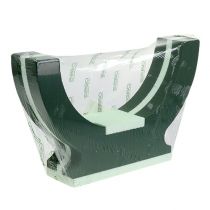 daiktų Gėlių putplasčio urnos pusžiedis, gedulo papuošalai, aukštis 29 cm, Ø 47 cm, 1 vnt.