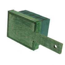 daiktų Gėlėtos putplasčio plytos mediniu pagrindu 21cm x 9cm x 8cm 8 vnt