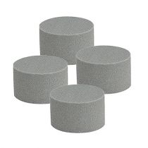 daiktų Gėlių putplasčio cilindro sausas įkišamas mišinys pilkas H5cm Ø8cm 20 vnt.