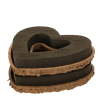 daiktų Širdelės formos gėlių putos OASIS® Renewal® gėlių putos Biolit® 27 cm 2 vnt.