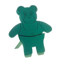 daiktų Gėlių putplasčio figūrėlė Teddy su stovu 48.5cm x 42cm H5cm 1 vnt.