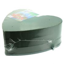 Gėlių putplasčio automobilio širdelė 42cm x 42cm x 8cm 3vnt