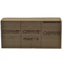daiktų Oasis NatureSource Maxlife Floral Foam Brick Brown 23×11×7,5cm 1 vnt.