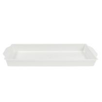 daiktų OASIS® įkraunamas dubuo baltas 23 cm x 11,5 cm x 2,5 cm 5 vnt.