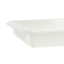 daiktų OASIS® įkraunamas dubuo baltas 23 cm x 11,5 cm x 2,5 cm 5 vnt.