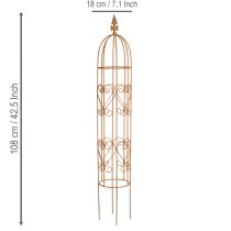 daiktų Sodo grotelės, laipiojimo priemonė rožėms ir kitiems vijokliniams augalams, idealus sodo dizainas, 108 cm, 2 vnt. rinkinys.