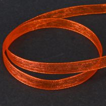 daiktų Organzos juostelė dovanų juostelė oranžinė juostelė 6mm 50m