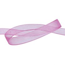 Organzos juostelė baklažanai 7mm 50m