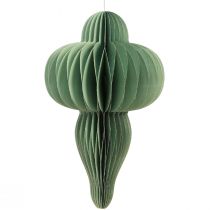 daiktų Kalėdinės dekoracijos iš popierinio ornamento mėtų spalvos H40cm 2 vnt