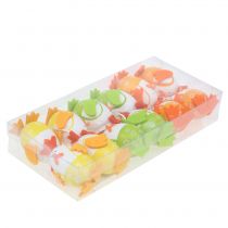 daiktų Dažytas kiaušinis kaip gaidys kabinimui mišinyje 7,5cm 12 vnt