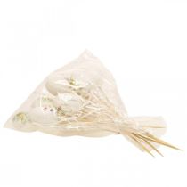 daiktų Velykiniai kiaušiniai plastikiniai Velykų dekoravimo augalų kamščiai H6cm 12 vnt