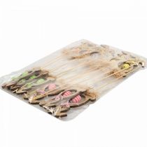 daiktų Velykų zuikio medis, gėlių kamščiai Velykos, zuikio kamščiai 8,5cm 12vnt