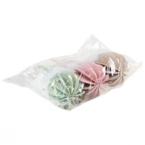 daiktų Velykų zuikio stalo puošmena medinis zuikis spalvotas 5,5×15cm 3 vnt