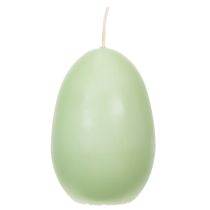 daiktų Velykinės žvakės, kiaušinio formos, žalios, 9 cm, 20 val., 6 vnt.