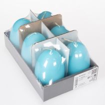 daiktų Velykinių kiaušinių žvakė - šventinio dizaino idėja džiaugsmingai Velykų šventei - 9 cm - 20 val. - 6 vnt.