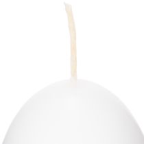 daiktų Velykinės žvakės, kiaušinio formos, specialios Velykų žvakės, baltos, 9 cm, 6 vnt.