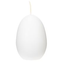 daiktų Velykinės žvakės, kiaušinio formos, specialios Velykų žvakės, baltos, 9 cm, 6 vnt.