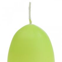 Velykų žvakės kiaušinio formos, kiaušinių žvakės Velykų liepa Ø4,5cm H6cm 6vnt