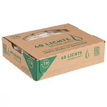 daiktų PURE Nature Lights Tealights Rapsų vaškas Ø38mm 40 vnt