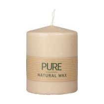 daiktų PURE Pillar Candle Beige Wenzel žvakės Šviesiai rudos 90/70mm