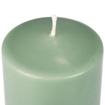 PURE stulpelio žvakė žalia smaragdo Wenzel žvakės 130/70mm