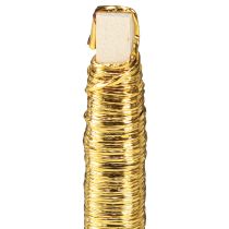 daiktų Popierinio laido viela, apvyniota Ø0,8 mm 22 m auksu