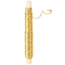 daiktų Popierinio laido viela, apvyniota Ø0,8 mm 22 m auksu