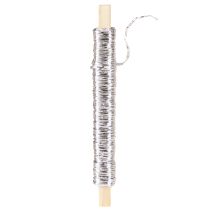 daiktų Popierinis laidas apvyniotas viela Ø0,8mm 22m sidabras