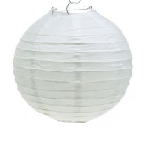 Popierinis žibintas baltas Ø20cm