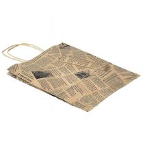 daiktų Popieriniai maišeliai popieriniai maišeliai dovanų maišeliai 18x9cm laikraštis 50vnt