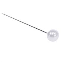 daiktų Adatos perlų galvutėms baltos Ø8mm L65mm 55 vnt
