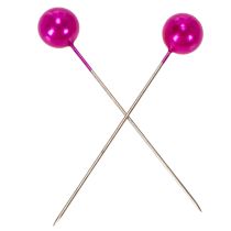 daiktų Pearl Head Pins Pink Ø10mm 60mm