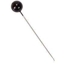 daiktų Karoliukų segtukai juodi Ø10mm 60mm