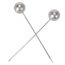 daiktų Karoliukų segtukai sidabriniai Ø10mm 60mm