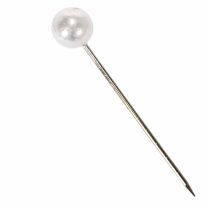 daiktų Pearl galvos kaiščiai balti Ø15mm 75mm