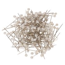 daiktų Balti perliniai smeigtukai, Ø4 mm, 40 mm