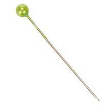 daiktų Žali perlinių galvučių floristikos smeigtukai, universalūs, Ø4 mm, 40 mm, 150 vnt.