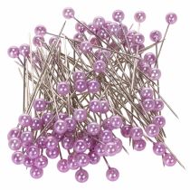 daiktų Karoliukų segtukai Ø6mm 65mm violetinė