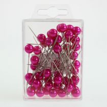 daiktų Pearl Head Pins Pink Ø10mm 60mm