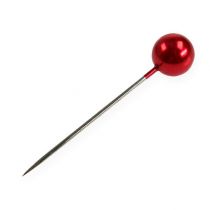 daiktų Pearl Head Pins Red Ø15mm 75mm