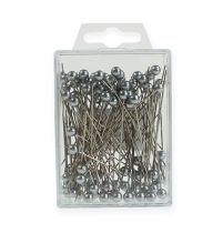 daiktų Perlų galvutės kaiščiai Ø6mm 65mm sidabriniai