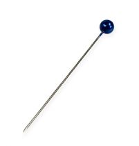 daiktų Perlų galvutės adatos Ø6mm 65mm mėlynos spalvos