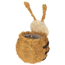 daiktų Bitės formos vazonas kaip dekoratyvinis augalų krepšelis žaismingam interjero dizainui, pavasariui ir vasarai, 24 cm, 2 vnt.