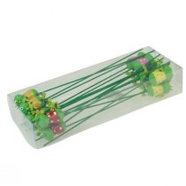 daiktų Augalų kamščiai varlės dekoratyviniai gėlių kamščiai 24cm 16 vnt