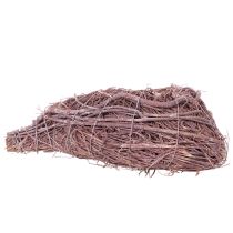 daiktų Dekoratyvinė širdis iš šakelių su sodinimo folija, 20 cm, 2 vnt.
