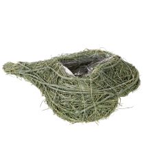 daiktų Natūralaus augalo širdis floristikai su folija, 25 cm