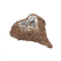daiktų Širdies vynmedžio širdelės dubuo natūralus Salim 21×20,5×6 cm