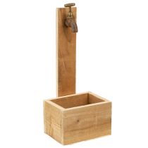 daiktų Sodinamosios medinis fontanas Lovio optika Natural Rust L15,5cm
