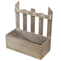 daiktų Planter Medinė mini gėlių dėžutė L22/25cm 2 vnt. rinkinys